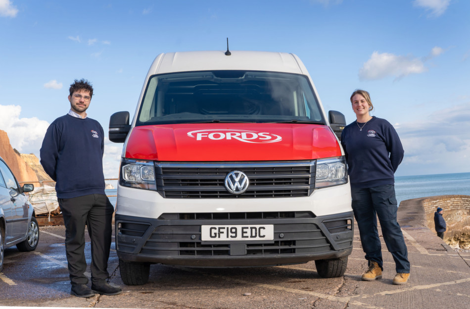 Fords South West Van with Team Members